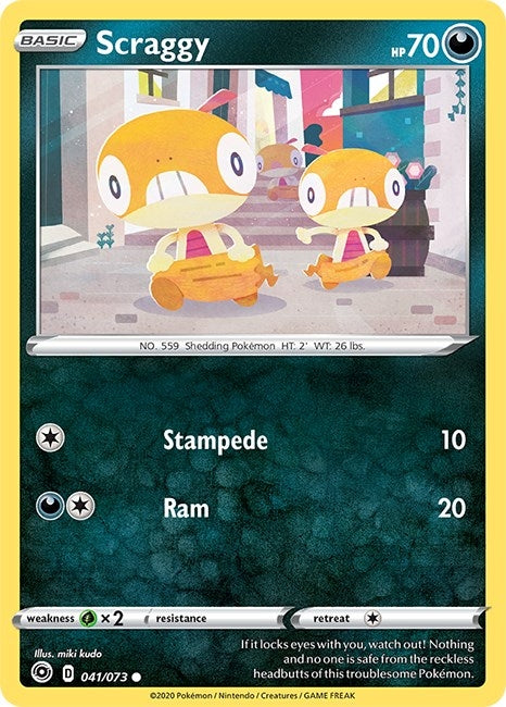 Image for Scraggy (Champion's Path) (41/73) - Pokemon