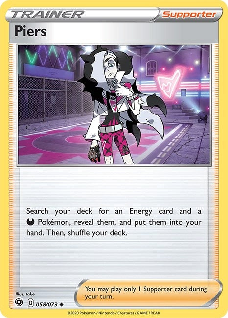 Image for Piers (Champion's Path) (58/73) - Pokemon