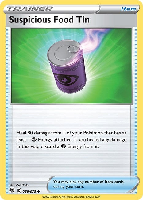 Image for Suspicious Food Tin (Champion's Path) (66/73) - Pokemon