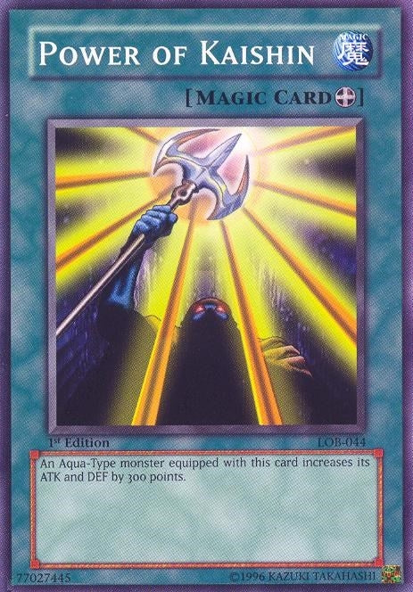 Image for Power of Kaishin (The Legend of Blue Eyes White Dragon) (LOB-044) - YuGiOh