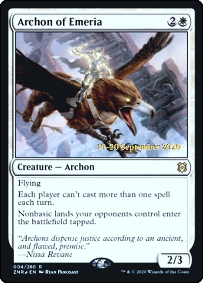 Image for Archon of Emeria (Prerelease Cards) (4) - Magic: The Gathering