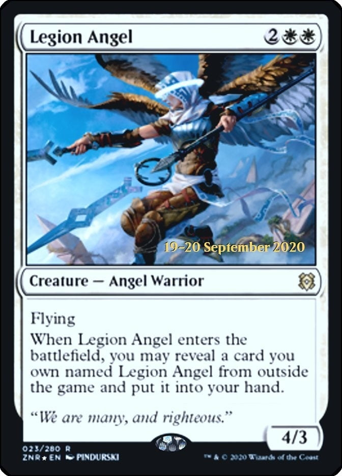 Image for Legion Angel (Prerelease Cards) (23) - Magic: The Gathering