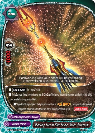 Image for Shooting Star of Blue Flame, Blade Garbroom (Buddy Ragnarok) (S-SS01A-SP02/0032EN) - Future Card BuddyFight