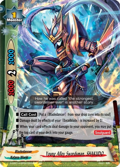 Image for Young Alloy Swordsman, SHAKUDO (Buddy Ragnarok) (S-SS01A-SP02/0034EN) - Future Card BuddyFight