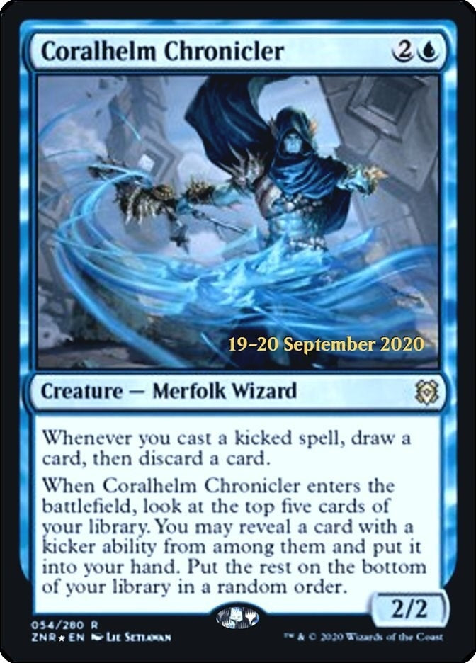 Image for Coralhelm Chronicler (Prerelease Cards) (54) - Magic: The Gathering