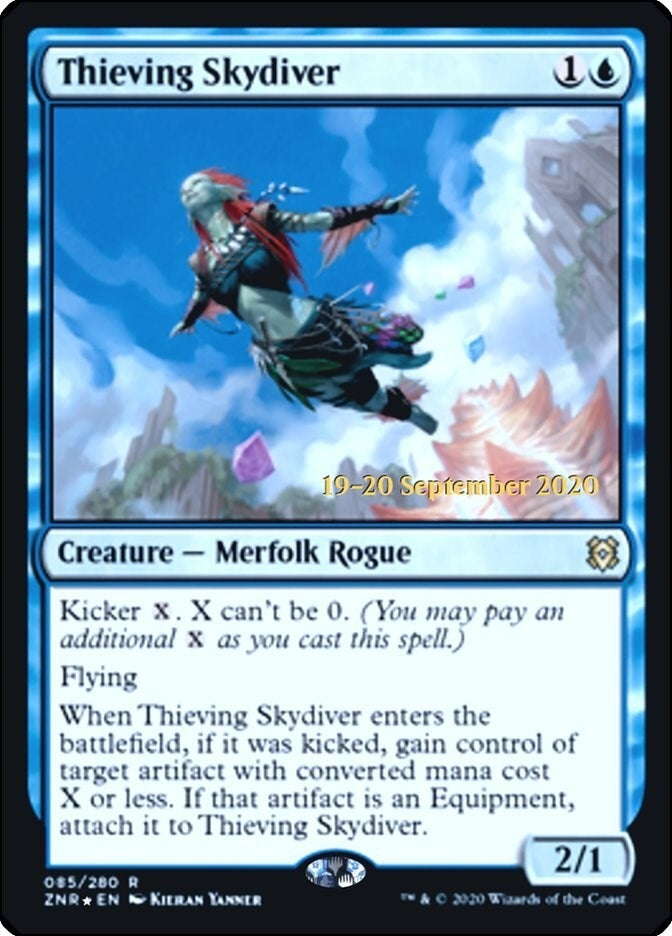 Image for Thieving Skydiver (Prerelease Cards) (85) - Magic: The Gathering