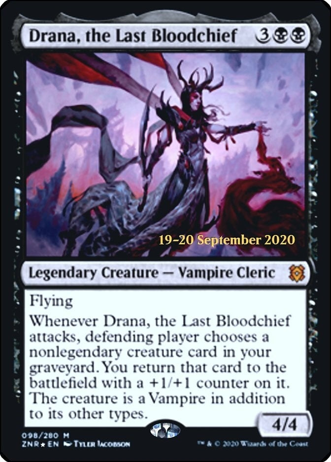 Image for Drana, the Last Bloodchief (Prerelease Cards) (98) - Magic: The Gathering