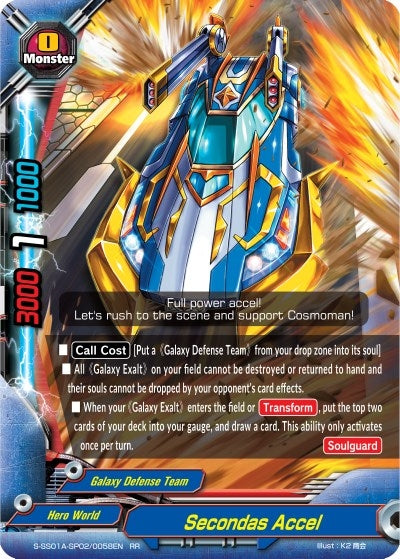 Image for Secondas Accel (Buddy Ragnarok) (S-SS01A-SP02/0058EN) - Future Card BuddyFight