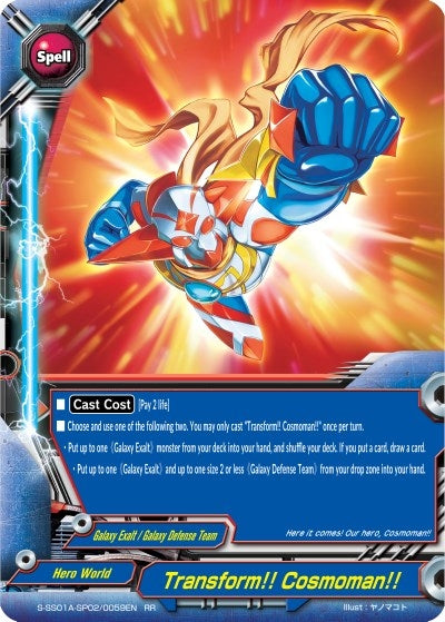 Image for Transform!! Cosmoman!! (Buddy Ragnarok) (S-SS01A-SP02/0059EN) - Future Card BuddyFight