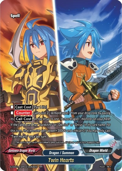 Image for Twin Hearts (Buddy Ragnarok) (S-SS01A-SP03/0064EN) - Future Card BuddyFight