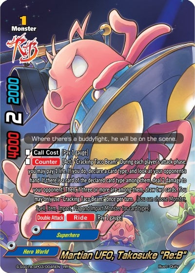 Image for Martian UFO, Takosuke "Re:B" (Buddy Ragnarok) (S-SS01A-SP03/0045EN) - Future Card BuddyFight