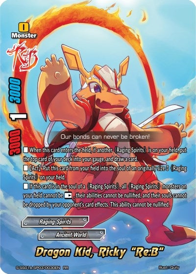 Image for Dragon Kid, Ricky "Re:B" (Buddy Ragnarok) (S-SS01A-SP03/0030EN) - Future Card BuddyFight