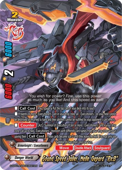 Image for Sound Speed Jailer, Helle Gepard "Re:B" (Buddy Ragnarok) (S-SS01A-SP03/0021EN) - Future Card BuddyFight