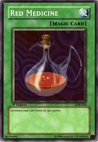 Image for Red Medicine (The Legend of Blue Eyes White Dragon) (LOB-054) - YuGiOh
