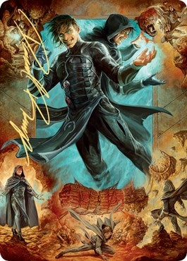 Image for Jace, Mirror Mage Art Card (2/81) (Gold-Stamped Signature) (Art Series: Zendikar Rising) (2) - Magic: The Gathering