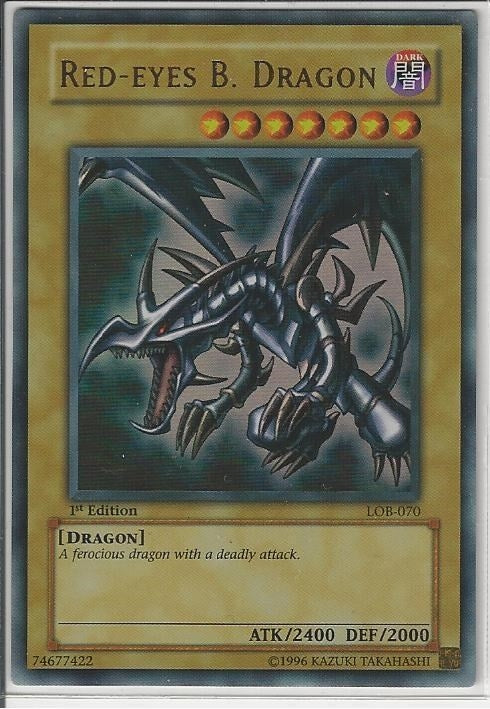 Image for Red-Eyes B. Dragon (The Legend of Blue Eyes White Dragon) (LOB-070) - YuGiOh