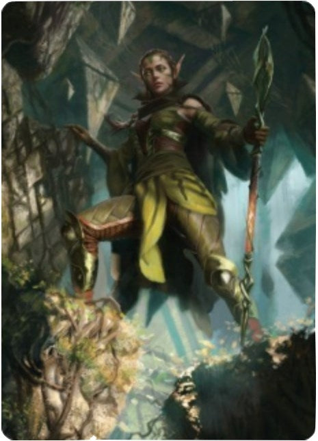 Image for Nissa of Shadowed Boughs Art Card (5/81) (Art Series: Zendikar Rising) (5) - Magic: The Gathering