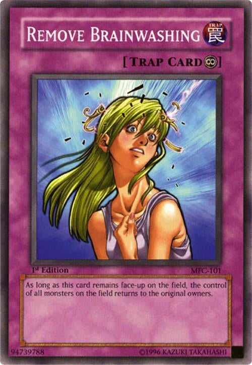 Image for Remove Brainwashing (Magician's Force) (MFC-101) - YuGiOh