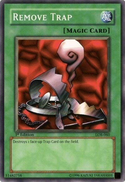 Image for Remove Trap (The Legend of Blue Eyes White Dragon) (LOB-060) - YuGiOh