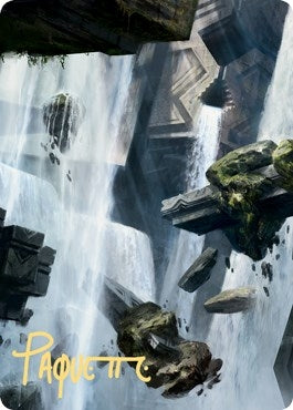 Image for Island Art Card (10/81) (Gold-Stamped Signature) (Art Series: Zendikar Rising) (10) - Magic: The Gathering