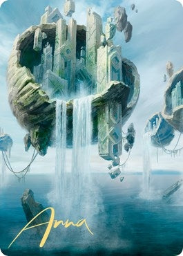 Image for Island Art Card (11/81) (Gold-Stamped Signature) (Art Series: Zendikar Rising) (11) - Magic: The Gathering