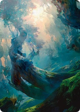 Image for Forest Art Card (21/81) (Gold-Stamped Signature) (Art Series: Zendikar Rising) (21) - Magic: The Gathering
