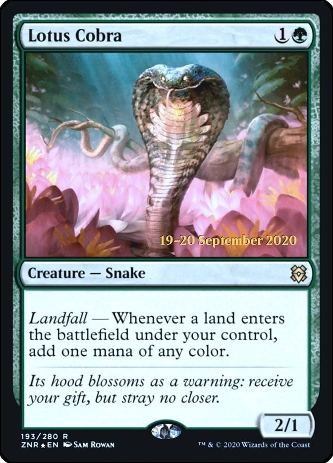 Image for Lotus Cobra (Prerelease Cards) (193) - Magic: The Gathering
