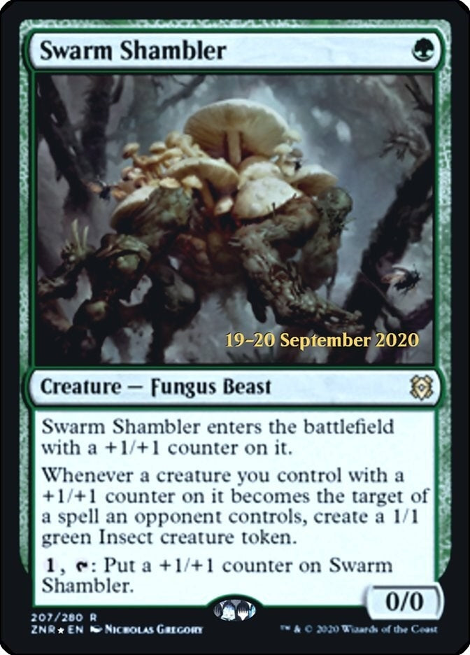 Image for Swarm Shambler (Prerelease Cards) (207) - Magic: The Gathering