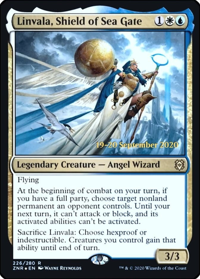 Image for Linvala, Shield of Sea Gate (Prerelease Cards) (226) - Magic: The Gathering
