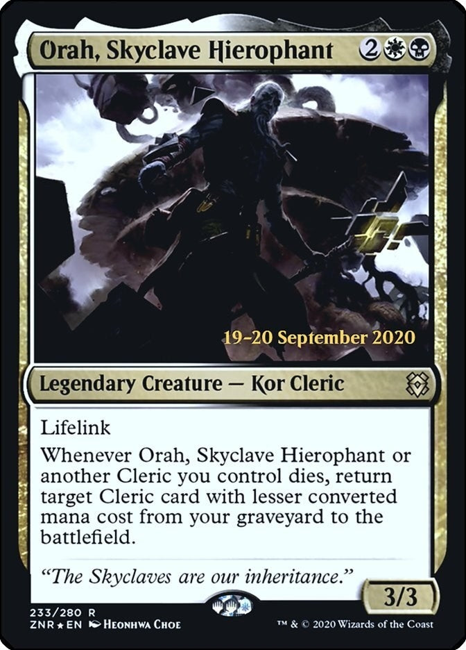Image for Orah, Skyclave Hierophant (Prerelease Cards) (233) - Magic: The Gathering