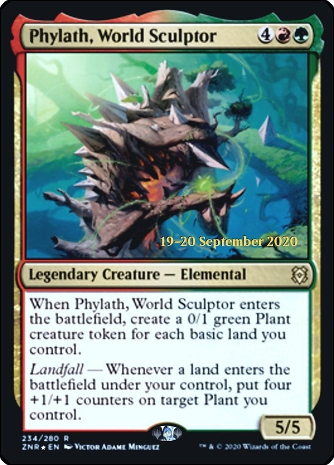 Image for Phylath, World Sculptor (Prerelease Cards) (234) - Magic: The Gathering