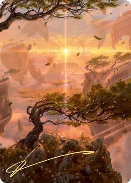 Image for Windswept Heath Art Card (Gold-Stamped Signature) (Art Series: Zendikar Rising) (30) - Magic: The Gathering