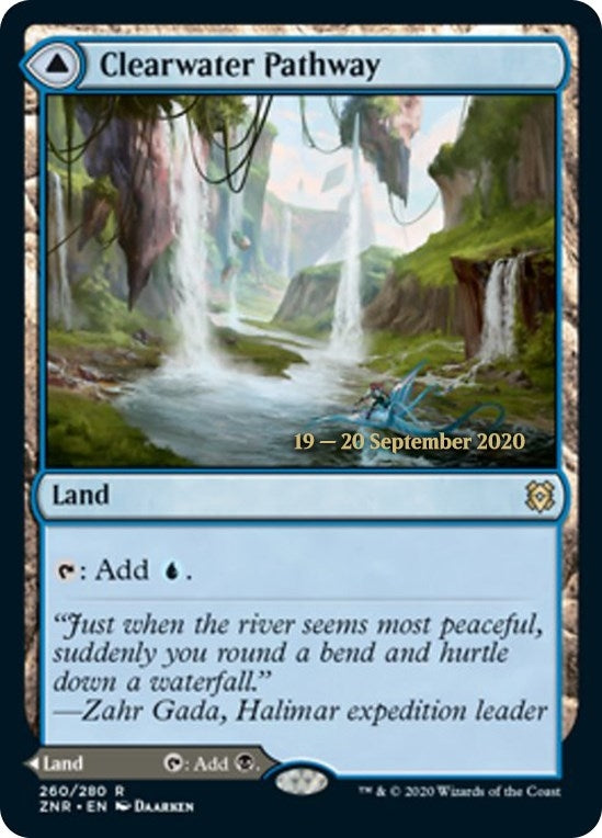 Image for Clearwater Pathway (Prerelease Cards) (260) - Magic: The Gathering