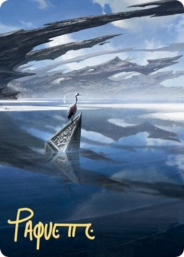 Image for Seachrome Coast Art Card (Gold-Stamped Signature) (Art Series: Zendikar Rising) (31) - Magic: The Gathering