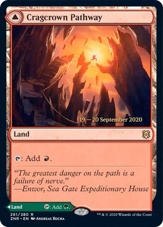 Image for Cragcrown Pathway (Prerelease Cards) (261) - Magic: The Gathering