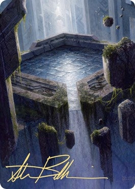 Image for Morphic Pool Art Card (Gold-Stamped Signature) (Art Series: Zendikar Rising) (32) - Magic: The Gathering