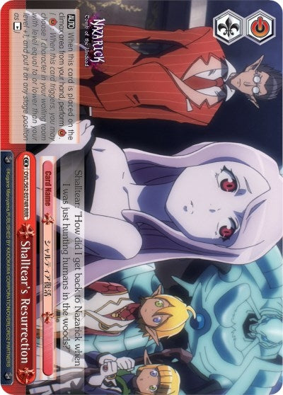 Image for Shalltear's Resurrection (RRR) (Nazarick: Tomb of the Undead) (OVL/S62-E074R RRR) - Weiss Schwarz