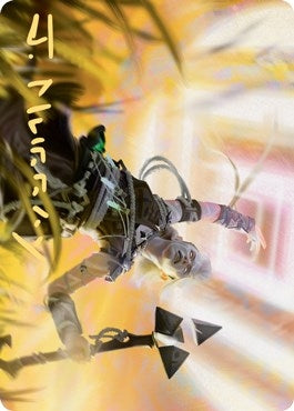Image for Kor Celebrant Art Card (Gold-Stamped Signature) (Art Series: Zendikar Rising) (41) - Magic: The Gathering