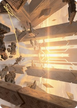 Image for Skyclave Basilica Art Card (Gold-Stamped Signature) (Art Series: Zendikar Rising) (44) - Magic: The Gathering