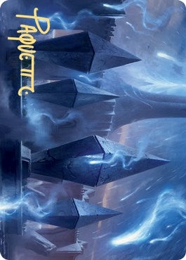 Image for Sea Gate Restoration Art Card (Gold-Stamped Signature) (Art Series: Zendikar Rising) (49) - Magic: The Gathering