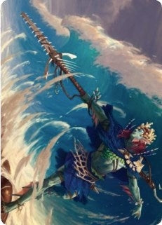 Image for Tazeem Roilmage Art Card (Art Series: Zendikar Rising) (51) - Magic: The Gathering