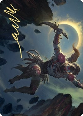 Image for Nighthawk Scavenger Art Card (Gold-Stamped Signature) (Art Series: Zendikar Rising) (58) - Magic: The Gathering