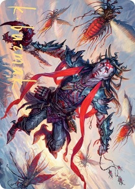 Image for Scion of the Swarm Art Card (Gold-Stamped Signature) (Art Series: Zendikar Rising) (59) - Magic: The Gathering