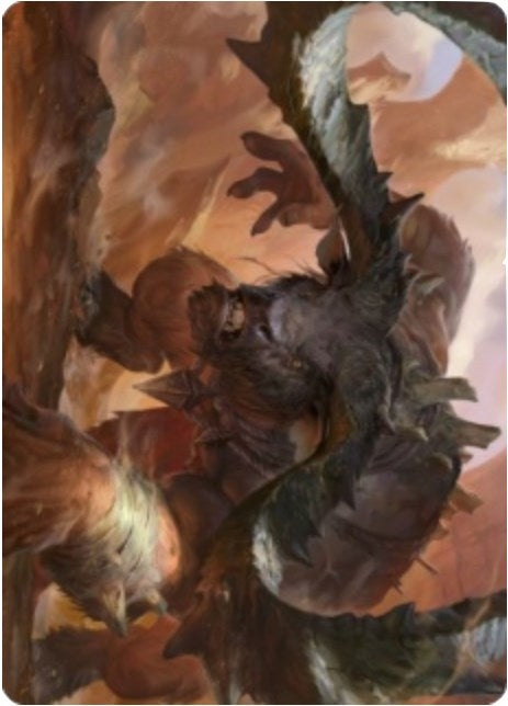 Image for Moraug, Fury of Akoum Art Card (Art Series: Zendikar Rising) (66) - Magic: The Gathering