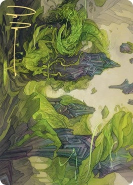 Image for Reclaim the Wastes Art Card (Gold-Stamped Signature) (Art Series: Zendikar Rising) (72) - Magic: The Gathering