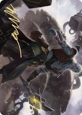 Image for Orah, Skyclave Hierophant Art Card (Gold-Stamped Signature) (Art Series: Zendikar Rising) (79) - Magic: The Gathering
