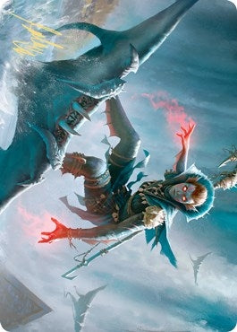 Image for Umara Mystic Art Card (Gold-Stamped Signature) (Art Series: Zendikar Rising) (80) - Magic: The Gathering