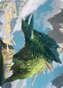 Image for Yasharn, Implacable Earth Art Card (Gold-Stamped Signature) (Art Series: Zendikar Rising) (81) - Magic: The Gathering