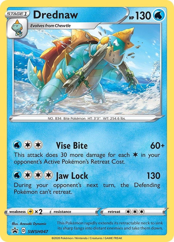 Image for Drednaw - SWSH047 (SWSH: Sword & Shield Promo Cards) (SWSH047) - Pokemon