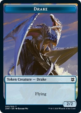 Image for Drake // Insect Double-sided Token (Zendikar Rising) - Magic: The Gathering